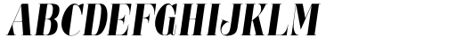 Cosmopolis Bold Italic Font UPPERCASE