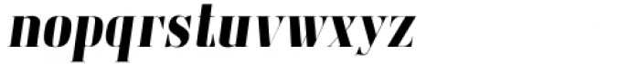 Cosmopolis Bold Italic Font LOWERCASE