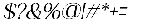 Costaline Variable Italic Font OTHER CHARS