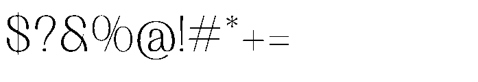 Costare Slorun  Regular Font OTHER CHARS