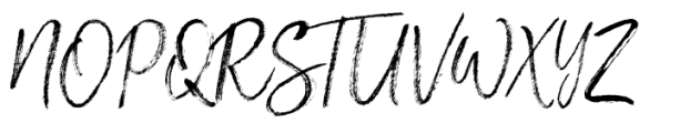 Cotaget Brush Font UPPERCASE
