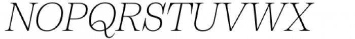 Cotford Display Thin Italic Font UPPERCASE