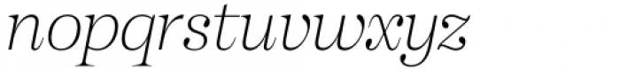 Cotford Display Thin Italic Font LOWERCASE