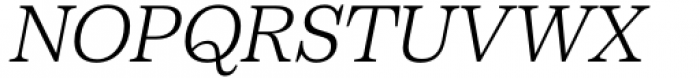 Cotford Text Light Italic Font UPPERCASE