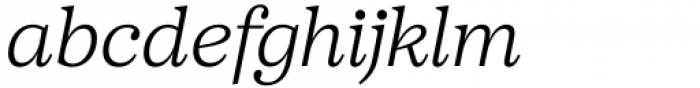 Cotford Text Light Italic Font LOWERCASE