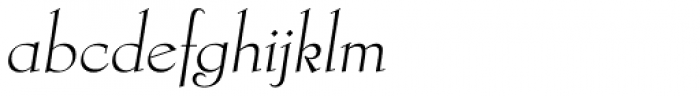 Cotillion Pro Italic Font LOWERCASE