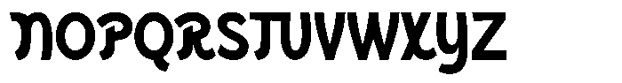Cottem Display Font UPPERCASE