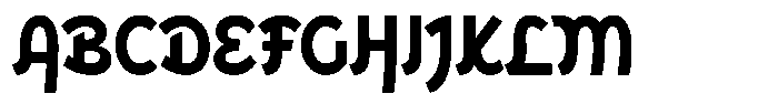 Cottem Font UPPERCASE
