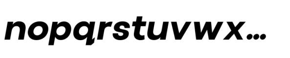 Cottorway Pro Bold Italic Font LOWERCASE