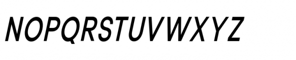 Cottorway Pro Crisp Medium Italic Font UPPERCASE