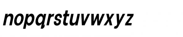 Cottorway Pro Crisp SBold Italic Font LOWERCASE