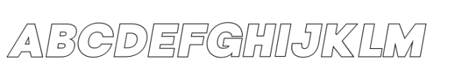 Cottorway Pro Line Black Italic Font UPPERCASE