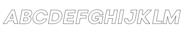 Cottorway Pro Line Bold Italic Font UPPERCASE