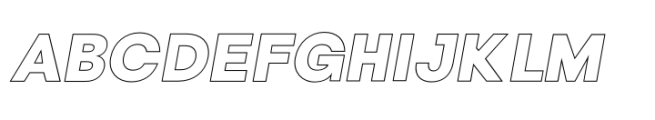 Cottorway Pro Line EBold Italic Font UPPERCASE