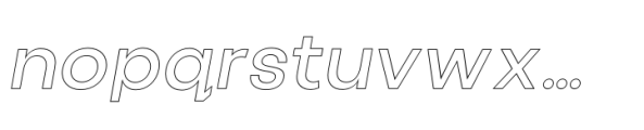 Cottorway Pro Line Medium Italic Font LOWERCASE