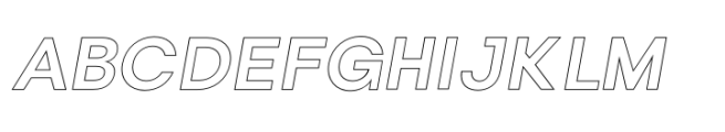 Cottorway Pro Line Semi Bold Italic Font UPPERCASE