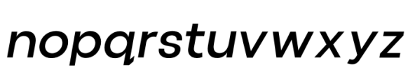 Cottorway Pro Medium Italic Font LOWERCASE