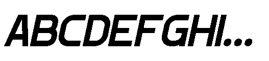 Cottra Italic Font UPPERCASE