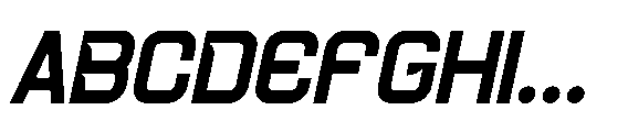 Coulder Italic Font UPPERCASE