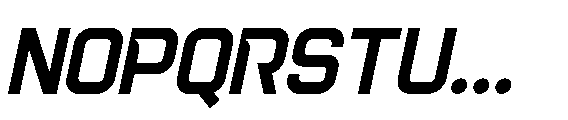 Coulder Italic Font UPPERCASE