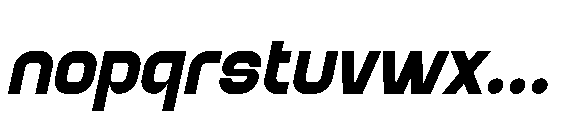 Coulder Italic Font LOWERCASE