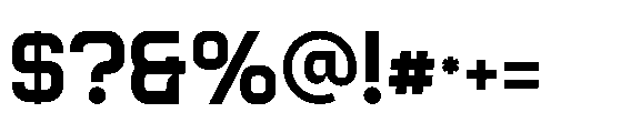Coulder Regular Font OTHER CHARS