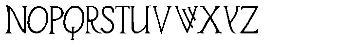 Coulthard Font LOWERCASE