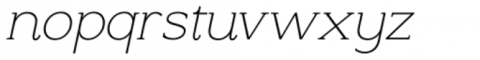 Counte Italic Variable Font LOWERCASE