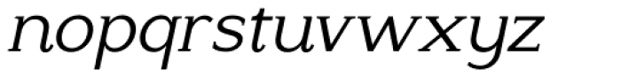 Counte Light Italic Font LOWERCASE
