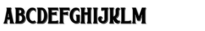 Country Theater Shadow Font UPPERCASE