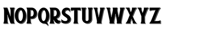 Country Theater Shadow Font LOWERCASE