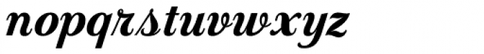 Country Western Script Black Font LOWERCASE