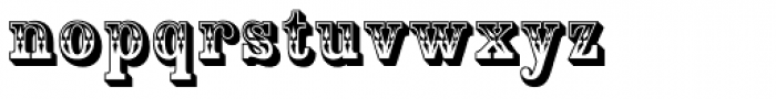 Country Western Font LOWERCASE