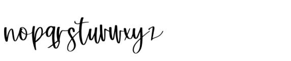 Countryland Script Font LOWERCASE