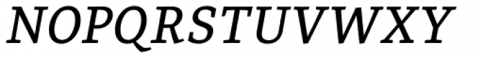 Coupler Medium Italic Font UPPERCASE