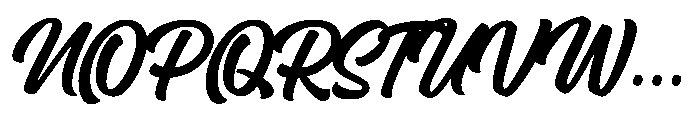 Couraged Script Font UPPERCASE