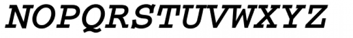 Courier Cyrillic Bold Oblique Font UPPERCASE