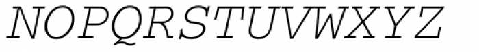 Courier Cyrillic Oblique Font UPPERCASE