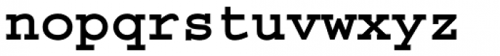 Courier LT Std Bold Font LOWERCASE