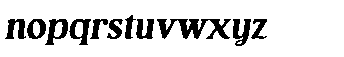 Courtline Italic Font LOWERCASE