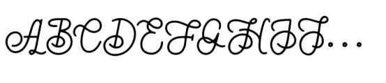 Coutalline Regular Font UPPERCASE