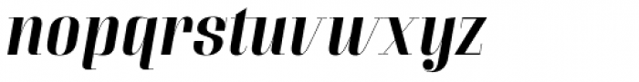 Couture Medium Italic Font LOWERCASE