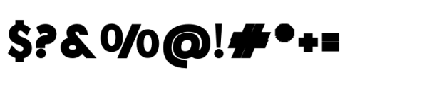 Coverto Display Bold Font OTHER CHARS