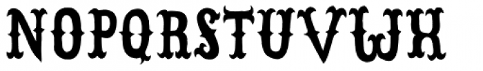 Cowboy Junk Font UPPERCASE