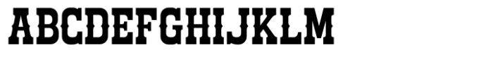 Cowboy Outlaw Regular Font UPPERCASE