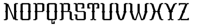 Cowboy Pixel Font UPPERCASE