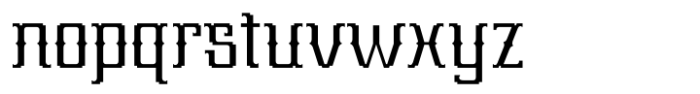 Cowboy Pixel Font LOWERCASE
