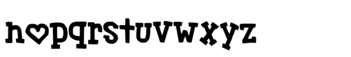 Cowboy Valentine Font LOWERCASE