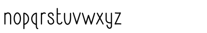 Cozee Font LOWERCASE