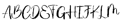 Cozy Stroke Font UPPERCASE